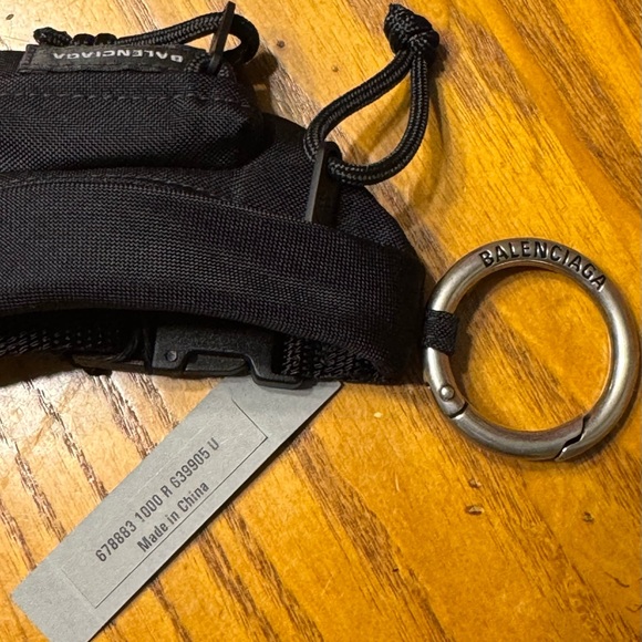 Balenciaga Black Keychain Wristlet - Picture 4 of 5